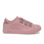 REEBOK KIDS GIRLS COURT CLEAN HOOK LOO SHOES