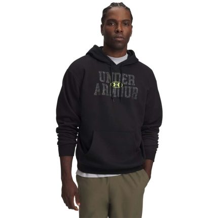 UNDER ARMOUR MEN RIVAL FLC CAMO FILL HOODIE